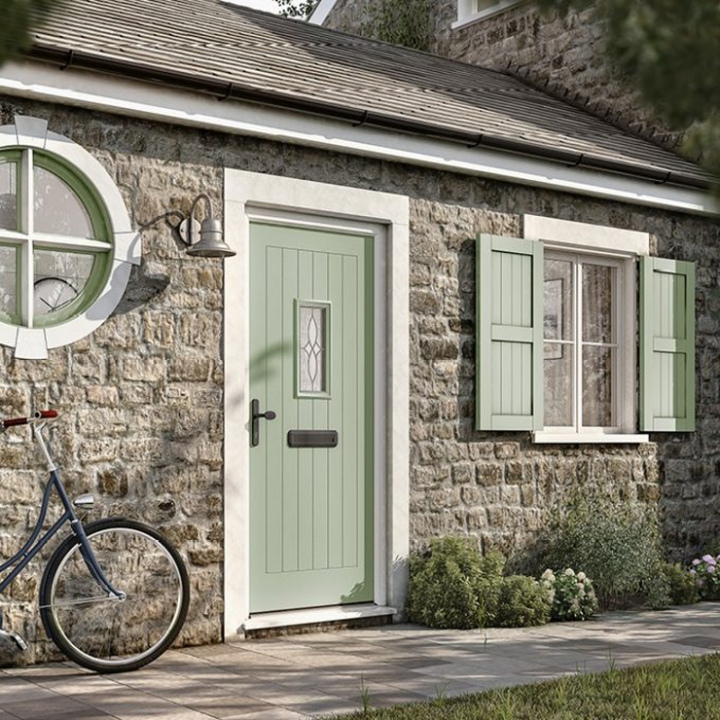 Composite cottage door