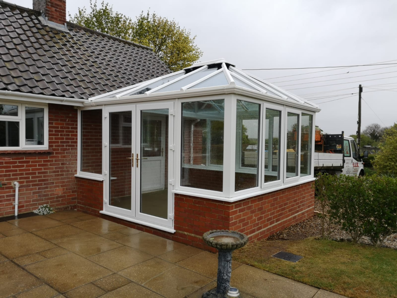 UPVC Conservatory in Norfolk with patio doors